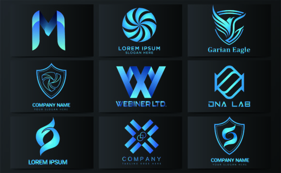 Blue Crypto & Website Logo: A Modern Branding Asset
