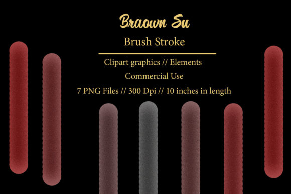 Braown Su Brush Stroke Clipart