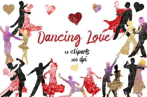 Clipart Love Dancing Valentine s Day