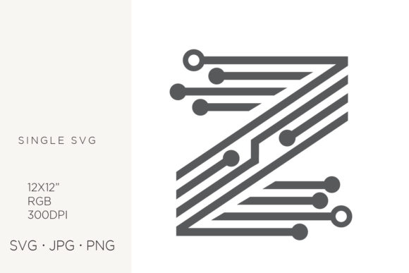 Elevating Brand Identity with Tech Monogram and the Digital Initial Letter Z