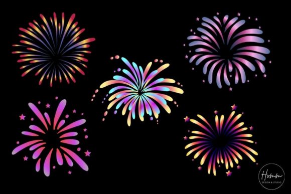 Elevating Digital Design Workflows with the Bundle Fireworks Decor Elements Collection