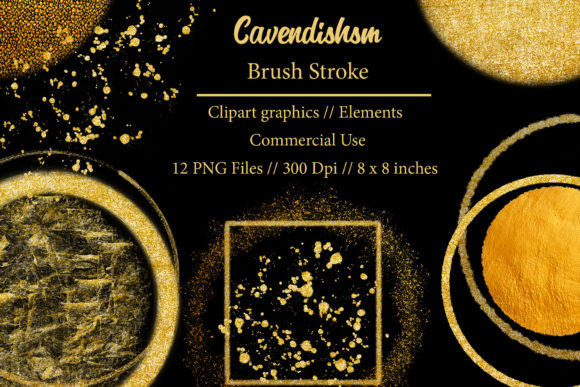 Evaluating Cavendishsm Brush Stroke Clipart Element for Professional Design Projects