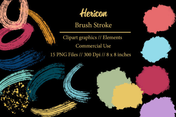 Evaluating Hericon Brush Stroke Element Clipart for Professional and DIY Design Projects