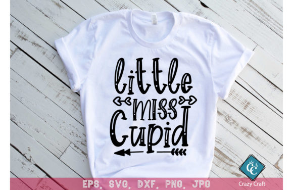 Little Miss Cupid, Valentine Design: Elevating Modern Crafts with Versatile Digital Art