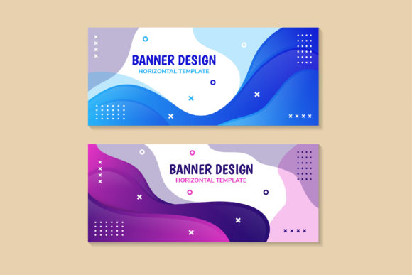Mastering Modern Visual Identity: The Power of Abstract Blue and Purple Gradient Banners