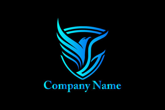 Modern Blue Eagle Logo and Icon: A Versatile Design for Professional Branding