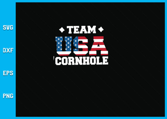 Team USA Cornhole Champion SVG Bundle